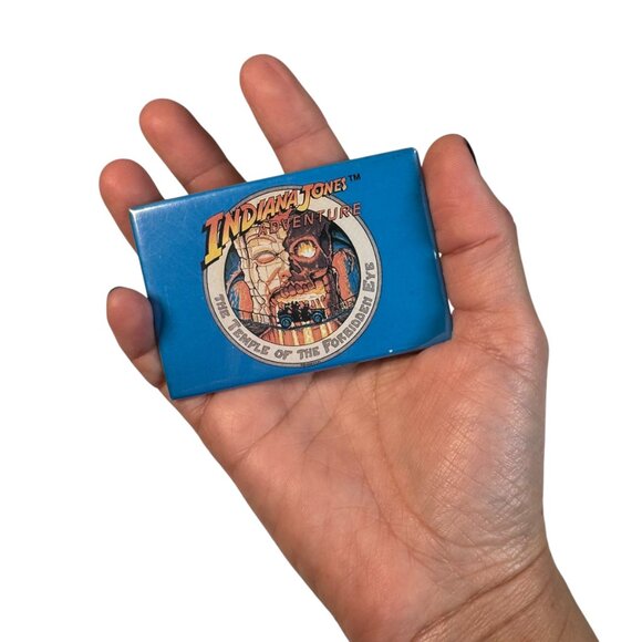 Vintage Indiana Jones Adventure 2" x 3" Fridge Magnet Disneyland Disney Parks - Picture 3 of 3